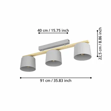 Loftslampe Mariel - 19 cm - Belysning - Lamper & indendørsbelysning - Soveværelse lampe - Taklampa sovrum