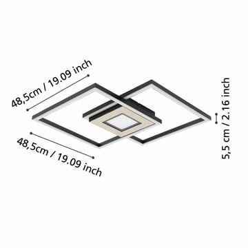 Loftslampe Marinello - 48,5 cm - Belysning - Lamper & indendørsbelysning - Soveværelse lampe - Taklampa sovrum