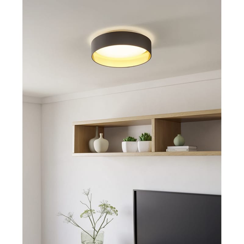 Loftslampe Maserlo - Cappuccino/Guld - Belysning - Lamper & indendørsbelysning - Soveværelse lampe - Taklampa sovrum