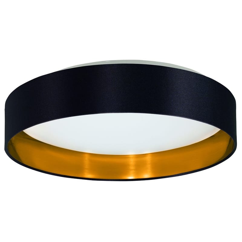 Loftslampe Maserlo, Sort/Guld