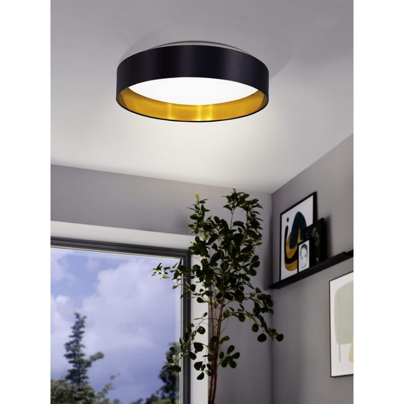 Loftslampe Maserlo - Sort/Guld - Belysning - Lamper & indendørsbelysning - Soveværelse lampe - Taklampa sovrum