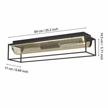 Loftslampe Nohales - 17 cm - Belysning - Lamper & indendørsbelysning - Soveværelse lampe - Taklampa sovrum