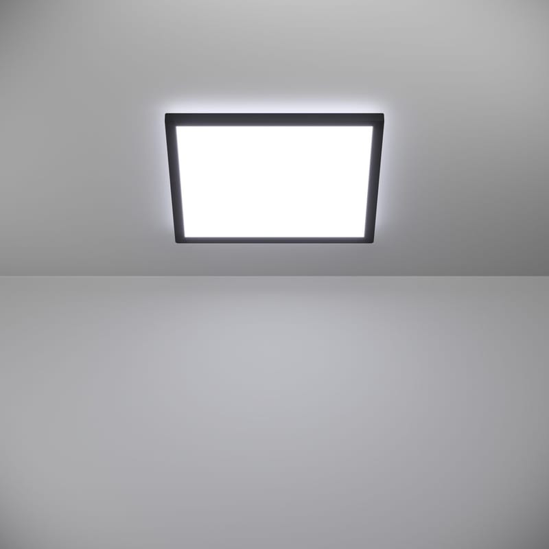 Loftslampe Rovito - Sort, 390x390 mm - Belysning - Lamper & indendørsbelysning - Soveværelse lampe - Taklampa sovrum