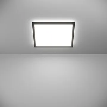 Loftslampe Rovito - Sort, 390x390 mm - Belysning - Lamper & indendørsbelysning - Soveværelse lampe - Taklampa sovrum