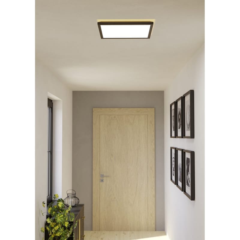 Loftslampe Rovito - Sort, 390x390 mm - Belysning - Lamper & indendørsbelysning - Soveværelse lampe - Taklampa sovrum