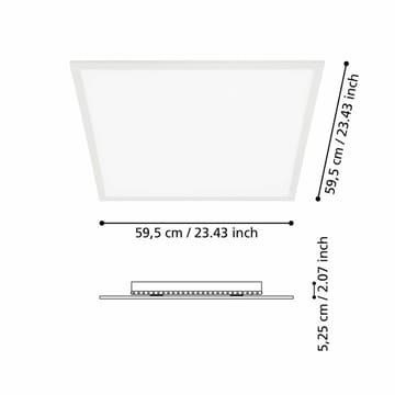 Loftslampe Salobrena - 59,5 cm - Belysning - Lamper & indendørsbelysning - Soveværelse lampe - Taklampa sovrum