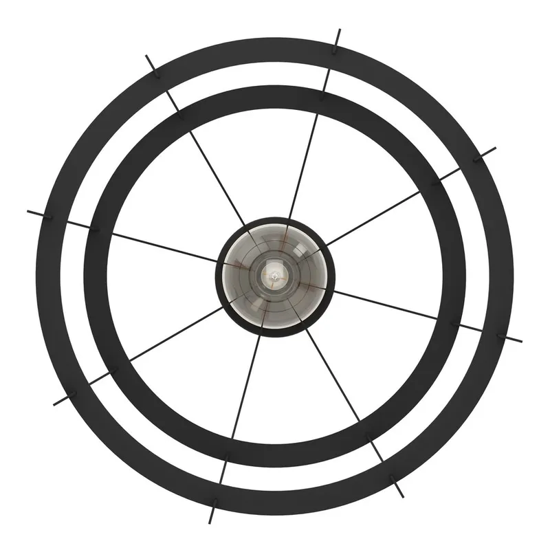 Loftslampe Stillington - Sort/Finér - Belysning - Lamper & indendørsbelysning - Soveværelse lampe - Taklampa sovrum