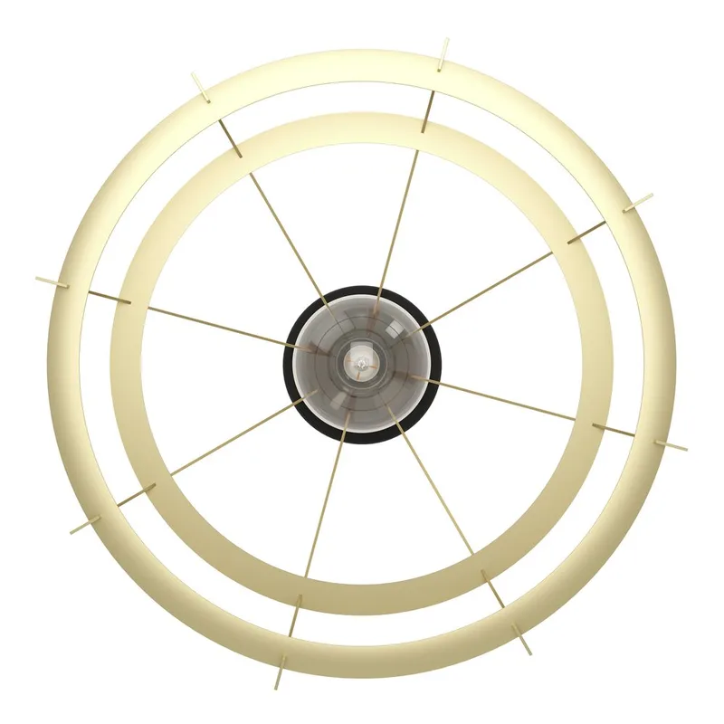 Loftslampe Stillington - Sort/Guld - Belysning - Lamper & indendørsbelysning - Soveværelse lampe - Taklampa sovrum