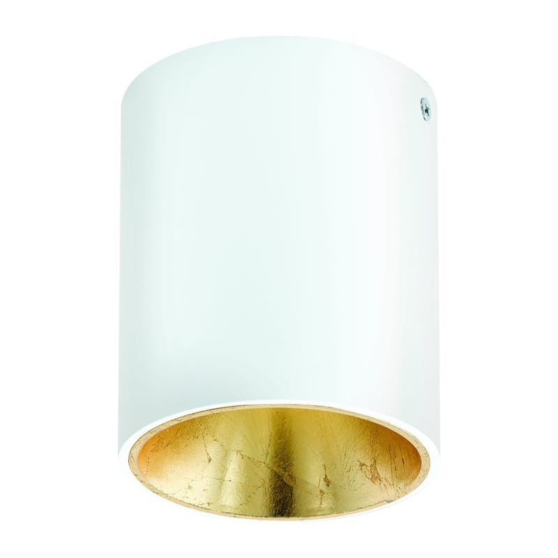 Loftslampe Polasso, Hvid/Guld