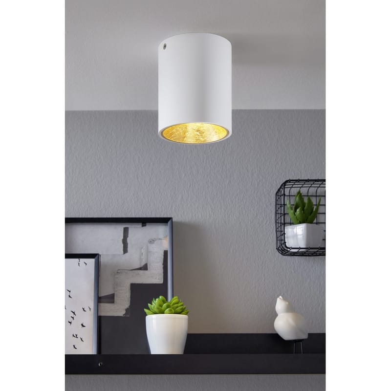 Loftslampe Polasso - Hvid/Guld - Belysning - Lamper & indendørsbelysning - Soveværelse lampe - Taklampa sovrum
