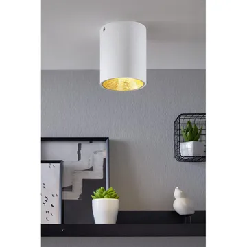 Loftslampe Polasso - Hvid/Guld - Belysning - Lamper & indendørsbelysning - Soveværelse lampe - Taklampa sovrum