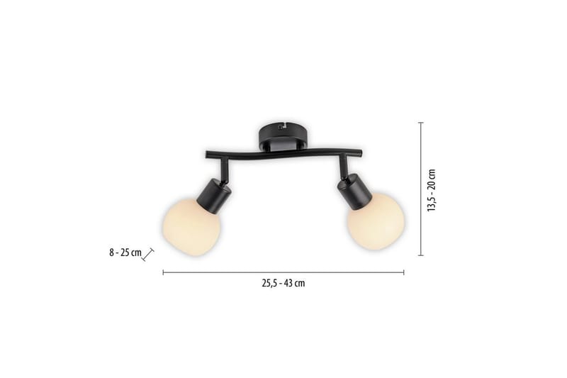 Loki Just Light Loftslampe - Belysning - Lamper & indendørsbelysning - Soveværelse lampe - Taklampa sovrum