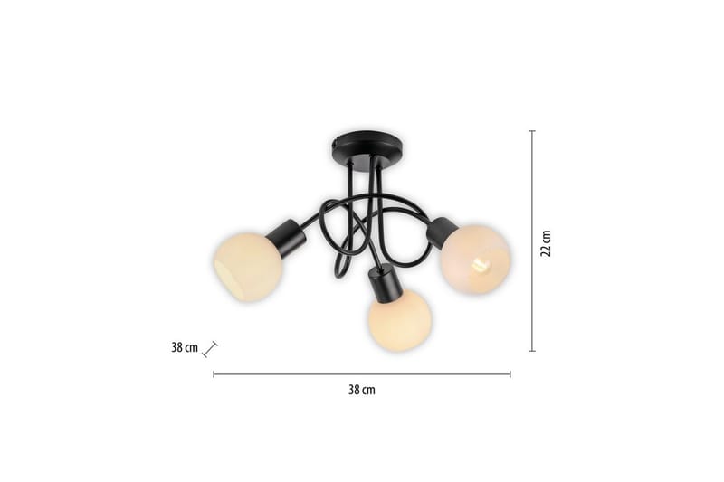 Loki Just Light Loftslampe - Belysning - Lamper & indendørsbelysning - Soveværelse lampe - Taklampa sovrum