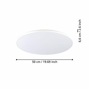 Påbygningslampe Crespillo - 500 mm - Belysning - Lamper & indendørsbelysning - Soveværelse lampe - Taklampa sovrum