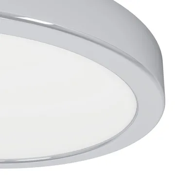 Påbygningslampe Fueva Rund - Krom - Belysning - Lamper & indendørsbelysning - Soveværelse lampe - Taklampa sovrum