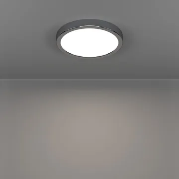 Påbygningslampe Fueva Rund - Krom - Belysning - Lamper & indendørsbelysning - Soveværelse lampe - Taklampa sovrum