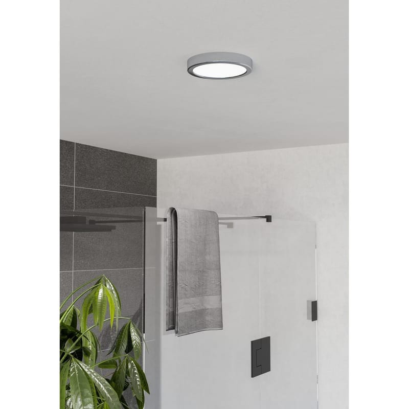 Påbygningslampe Fueva Rund - Krom - Belysning - Lamper & indendørsbelysning - Soveværelse lampe - Taklampa sovrum