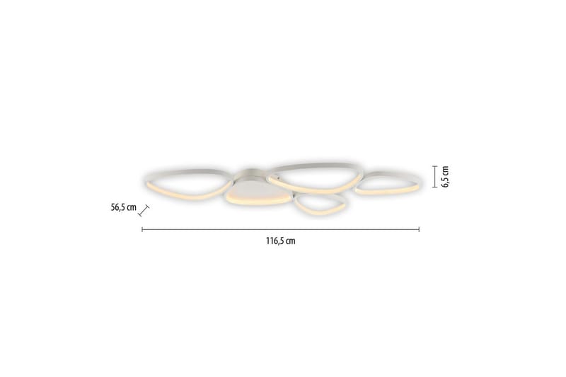 Pebbles Just Light Loftslampe - Belysning - Lamper & indendørsbelysning - Soveværelse lampe - Taklampa sovrum