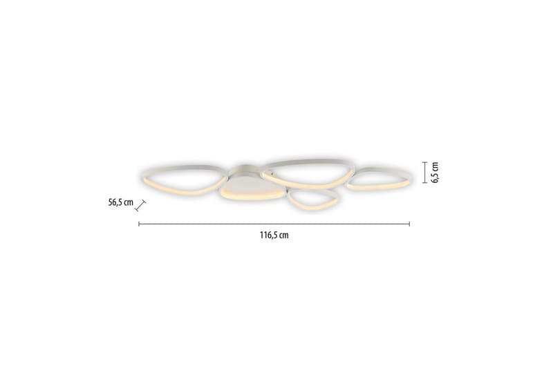 Pebbles Just Light Loftslampe - Belysning - Lamper & indendørsbelysning - Soveværelse lampe - Taklampa sovrum