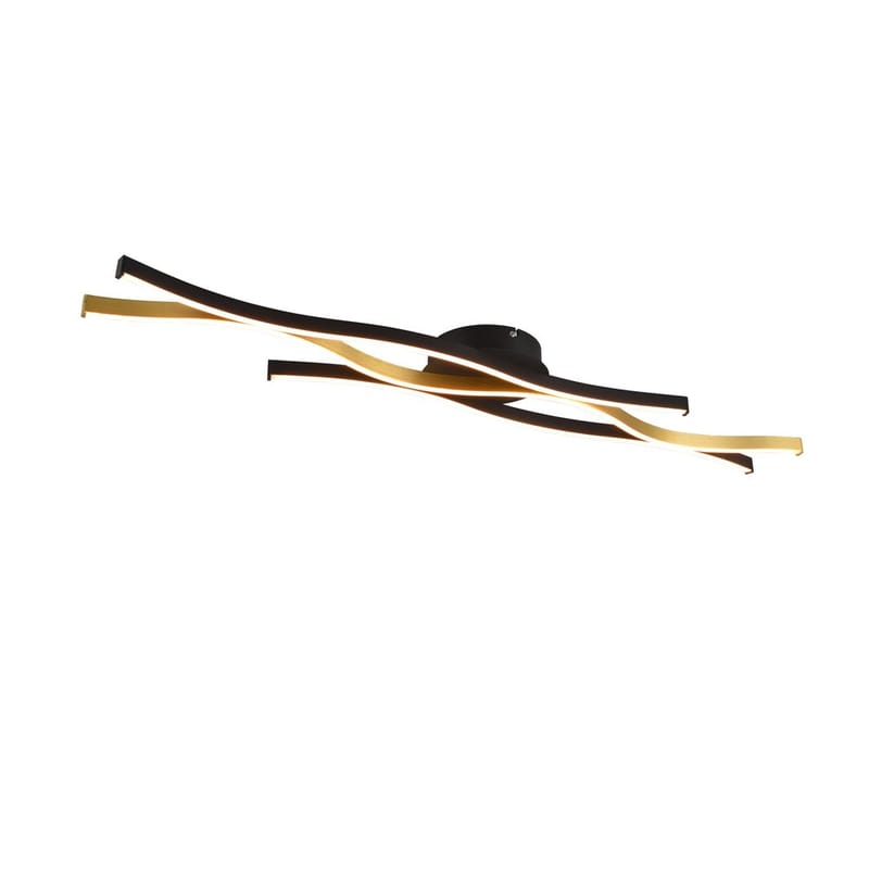 Plafond Blaze - Mat messing - Belysning - Lamper & indendørsbelysning - Soveværelse lampe - Taklampa sovrum