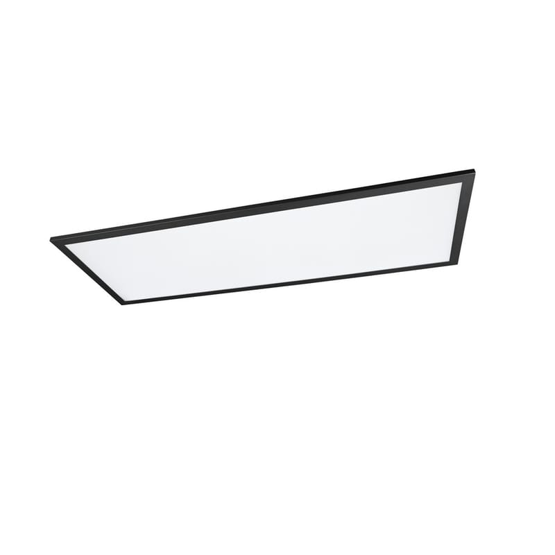 Plafond Gamma - 80x29 cm, Mat sort - Belysning - Lamper & indendørsbelysning - Soveværelse lampe - Taklampa sovrum