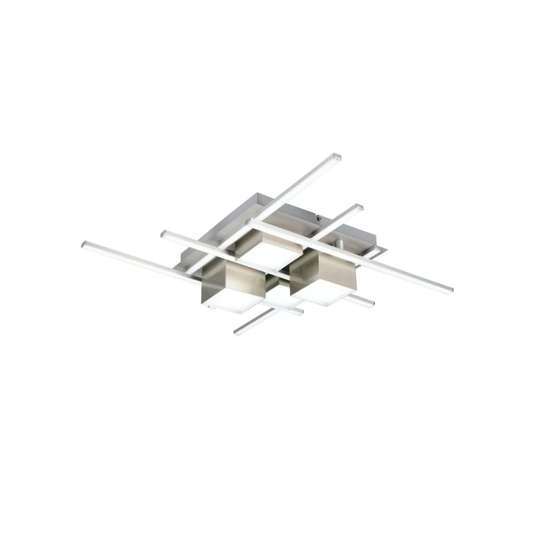 Plafond Roger - Børstet stål - Belysning - Lamper & indendørsbelysning - Soveværelse lampe - Taklampa sovrum