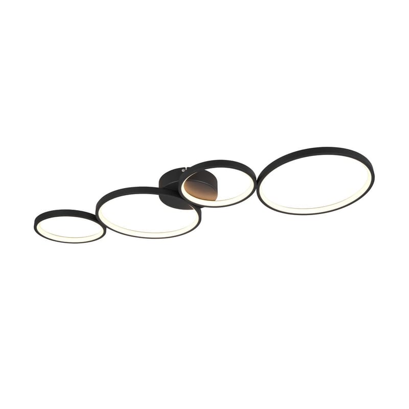 Plafond Rondo, Mat sort