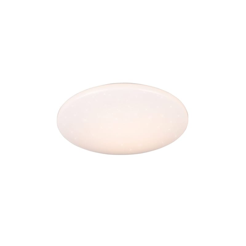Plafond Pollux, 37 cm, Hvid stjernenat