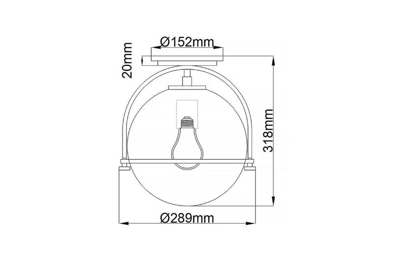 Somerset Hinkley Loftslampe - Belysning - Lamper & indendørsbelysning - Soveværelse lampe - Taklampa sovrum