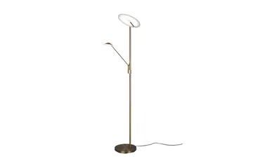 Trio Lighting Brantford LED gulvlampe antik messing - Trio Lighting - Belysning - Lamper & indendørsbelysning - Soveværelse lampe
