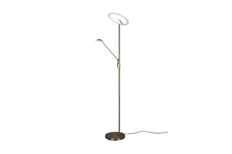 Trio Lighting Brantford LED gulvlampe antik messing - Trio Lighting - Belysning - Lamper & indendørsbelysning - Soveværelse lampe