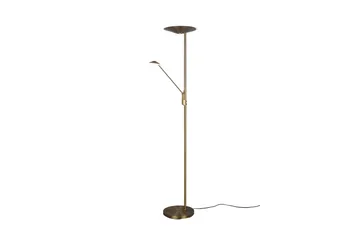 Trio Lighting Brantford LED gulvlampe antik messing - Trio Lighting - Belysning - Lamper & indendørsbelysning - Soveværelse lampe