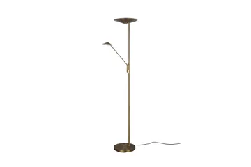 Trio Lighting Brantford LED gulvlampe antik messing - Trio Lighting - Belysning - Lamper & indendørsbelysning - Soveværelse lampe