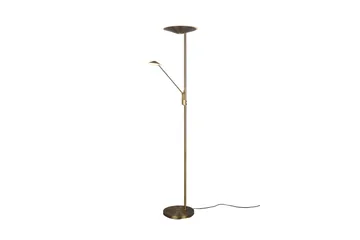 Trio Lighting Brantford LED gulvlampe antik messing - Trio Lighting - Belysning - Lamper & indendørsbelysning - Soveværelse lampe