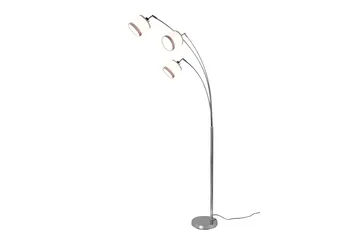 Trio Lighting Davos Gulvlampe 3L E14 Krom/Hvid - Belysning - Lamper & indendørsbelysning - Soveværelse lampe