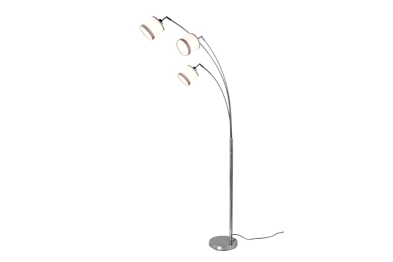 Trio Lighting Davos Gulvlampe 3L E14 Krom/Hvid - Belysning - Lamper & indendørsbelysning - Soveværelse lampe