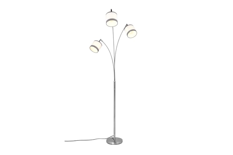 Trio Lighting Davos Gulvlampe 3L E14 Krom/Hvid - Belysning - Lamper & indendørsbelysning - Soveværelse lampe