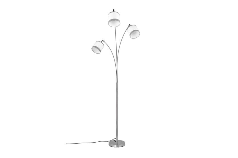Trio Lighting Davos Gulvlampe 3L E14 Krom/Hvid - Belysning - Lamper & indendørsbelysning - Soveværelse lampe