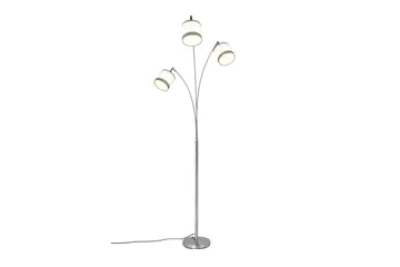 Trio Lighting Davos Gulvlampe 3L E14 Krom/Hvid - Belysning - Lamper & indendørsbelysning - Soveværelse lampe