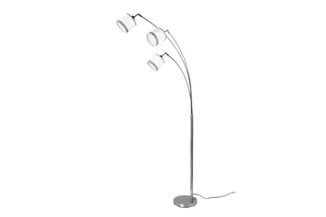 Trio Lighting Davos Gulvlampe 3L E14 Krom/Hvid - Belysning - Lamper & indendørsbelysning - Soveværelse lampe