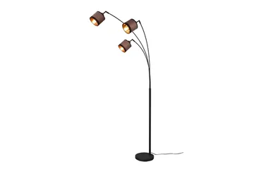 Trio Lighting Davos Gulvlampe 3L E14 Matsort/Greige - Belysning - Lamper & indendørsbelysning - Soveværelse lampe