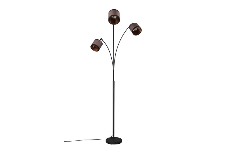 Trio Lighting Davos Gulvlampe 3L E14 Matsort/Greige - Belysning - Lamper & indendørsbelysning - Soveværelse lampe