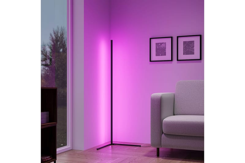 Trio Lighting Level LED Gulvlampe Sort RGB - Belysning - Lamper & indendørsbelysning - Soveværelse lampe