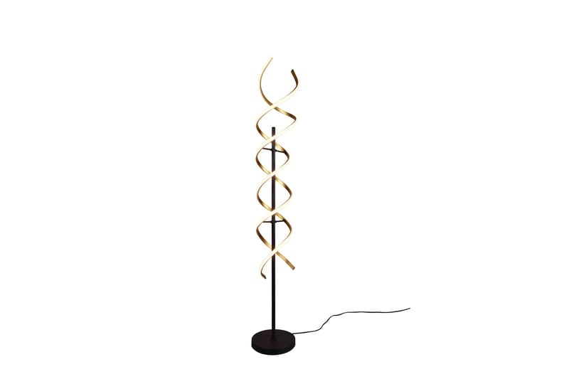 Trio Lighting Sequence LED gulvlampe mat messing/matsort - Trio Lighting - Belysning - Lamper & indendørsbelysning - Soveværelse lampe