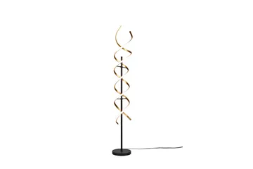 Trio Lighting Sequence LED gulvlampe mat messing/matsort - Trio Lighting - Belysning - Lamper & indendørsbelysning - Soveværelse lampe