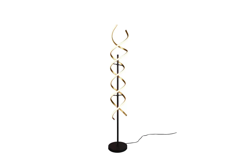 Trio Lighting Sequence LED gulvlampe mat messing/matsort - Trio Lighting - Belysning - Lamper & indendørsbelysning - Soveværelse lampe