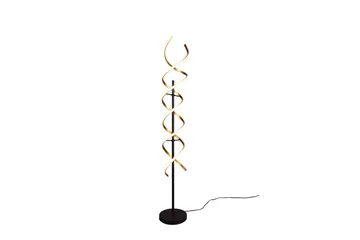 Trio Lighting Sequence LED gulvlampe mat messing/matsort - Trio Lighting - Belysning - Lamper & indendørsbelysning - Soveværelse lampe