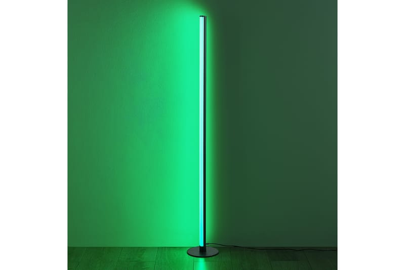 Trio Lighting Tendo LED Gulvlampe Sort RGB - Belysning - Lamper & indendørsbelysning - Soveværelse lampe