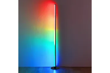 Trio Lighting Tendo LED Gulvlampe Sort RGB - Belysning - Lamper & indendørsbelysning - Soveværelse lampe