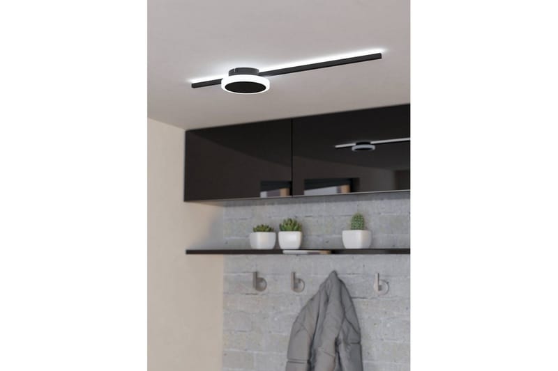 Væg-/Loftlampe Eglo Sarginto Rund Sort Hvid - Sort - Belysning - Lamper & indendørsbelysning - Soveværelse lampe - Taklampa sovrum